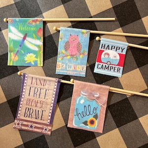 Miniature porch flag sale