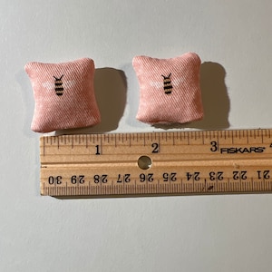 Miniature Bee pillows