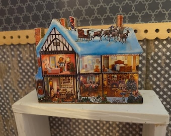 Miniature Christmas House