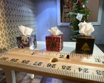 Miniature tissue box