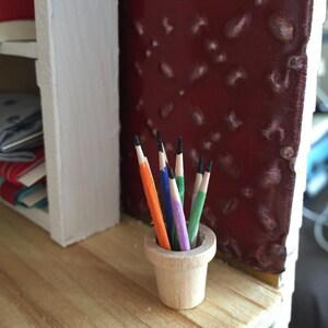 Pencils and holder