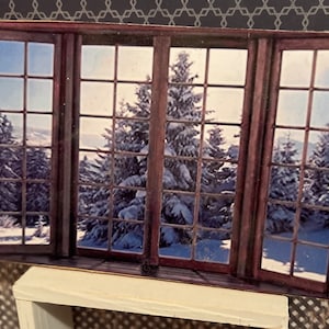 Miniature Christmas window