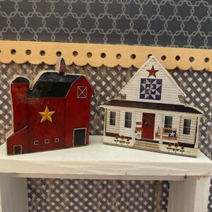 Miniature farmhouse decorations
