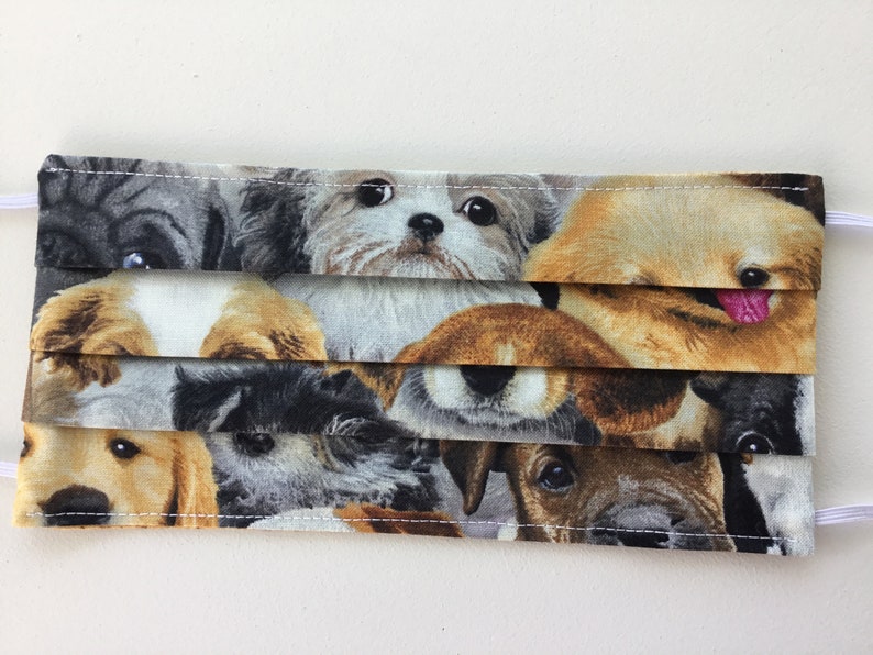 DOGS FACE MASK Masque Québec Canada face masks Reversible Etsy