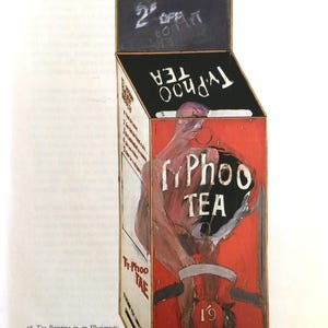 David Hockney, TEA PAINTING, Small Vintage Reproduction for Framing, Book Print, Wall Art, Unframed