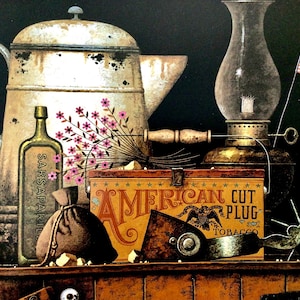 Charles Wysocki, 1989, Vintage Bookpage Great for Framing