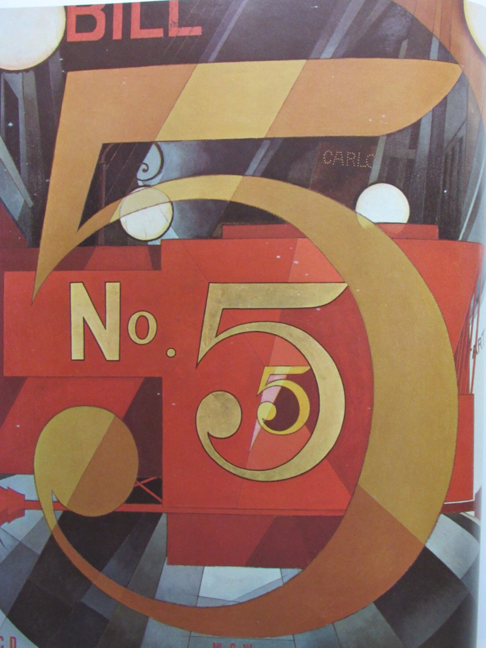 Charles Demuth I Saw The Figure 5 In Gold Cubism 1970s Book | Etsy