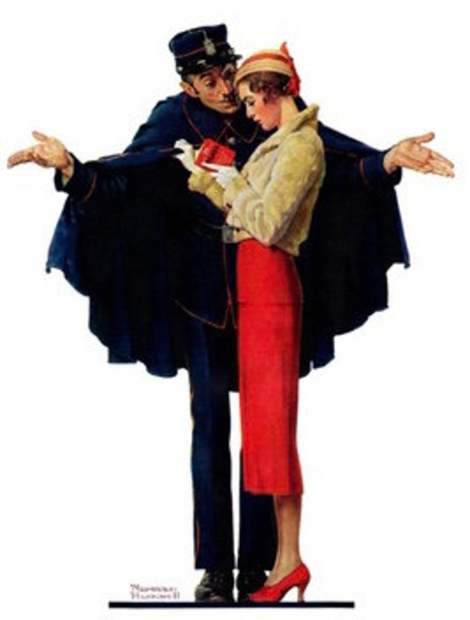 Puppet Maker/boulevard Haussmann Norman Rockwell Magazine Etsy