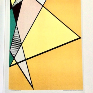Roy Lichtenstein, Imperfect Painting, Poster Print, Book Page Print for Framing, modern Art, Pop Art