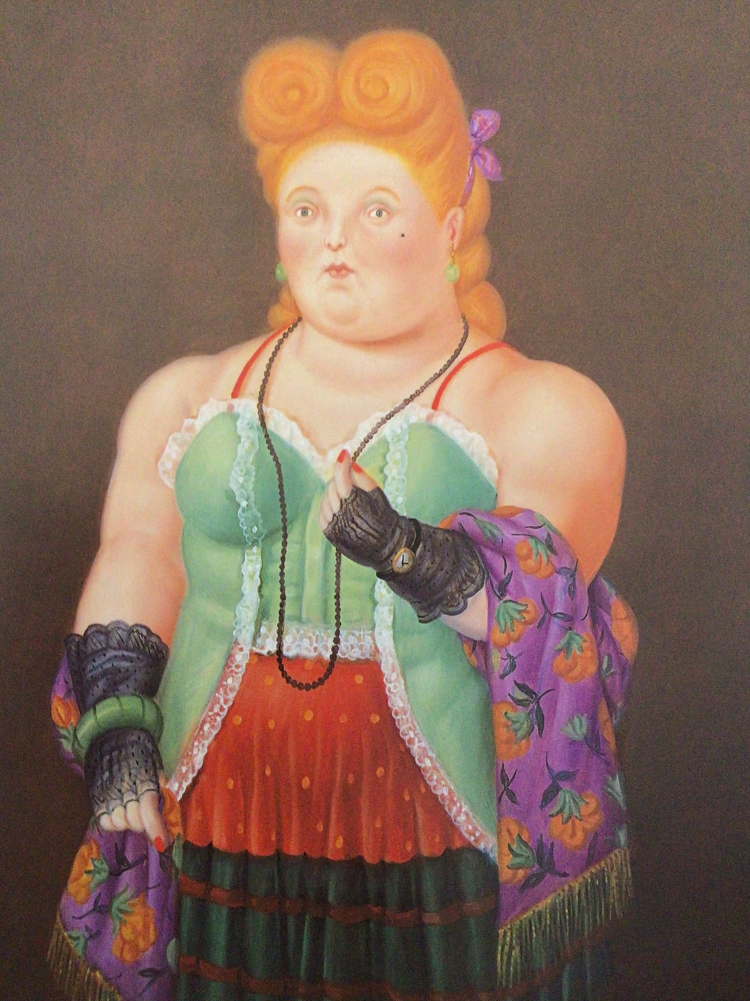 Fernando Botero, Society Lady, Book Print for Framing, Naive Art, Whimsical  Prints, Wall Decor - Etsy