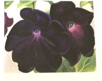 額装済/Black and Purple/ジョージア オキーフ/ポスター/アート 額装済/Black and Purple/ジョージア オキーフ/ポスター/アート 額装済