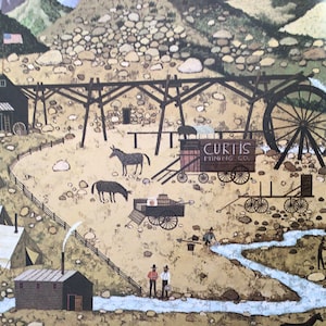 Charles Wysocki, 1989, Vintage Bookpage Great for Framing