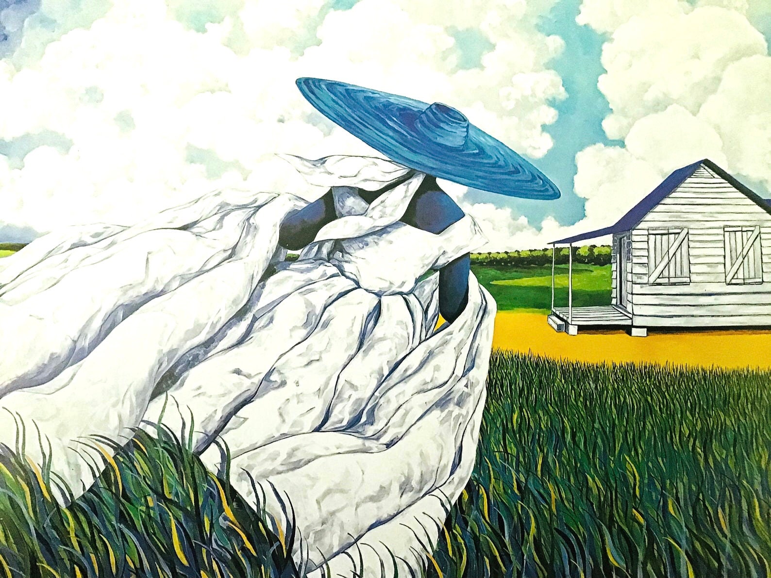 Jonathan Green Broom Grass/Solitude African American Art