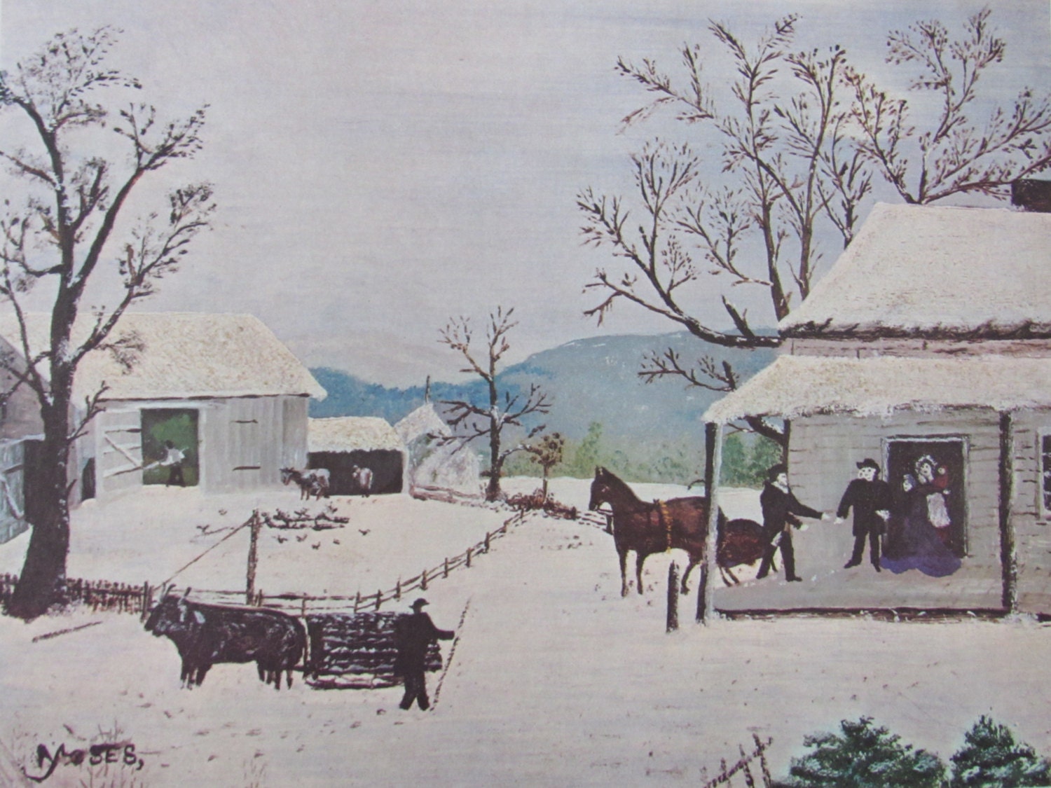 Grandma Moses Paintings for sale Only 4 left at 70