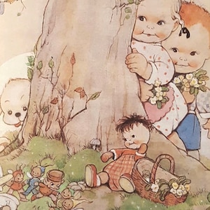Mabel Lucie Attwell, Childrens Print, Vintage Bookplate, Book Page Print, Nursery Print, Baby Gift, Unframed Book Print