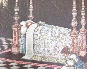 ヒース・ロビンソンのヴィンテージプリント：トロイの王の挿絵、1975年