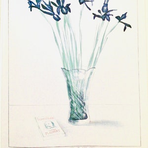 David Hockney at ANDRE EMMERICH 1973,  10 x 14 in Vintage Reproduction for Framing