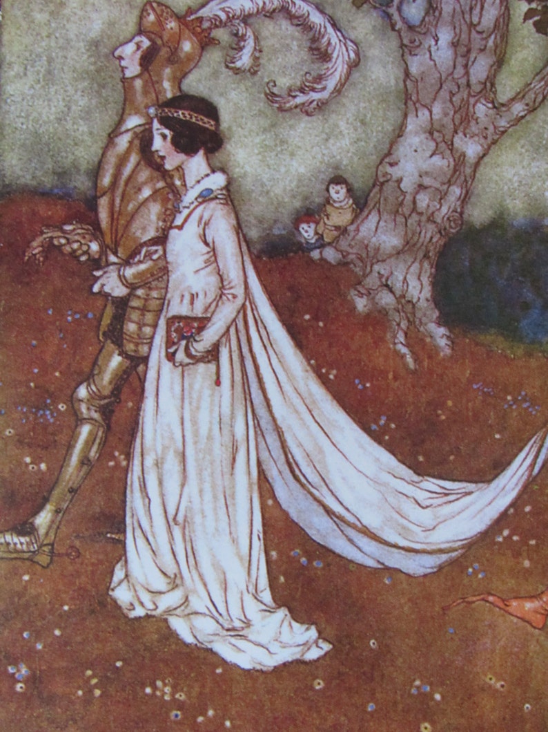 1970s Edmund Dulac Print From My Days With the Fairies2 - Etsy
