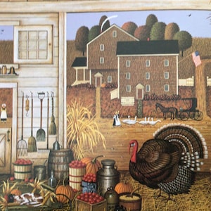 Charles Wysocki, 1989, Vintage Bookpage Great for Framing