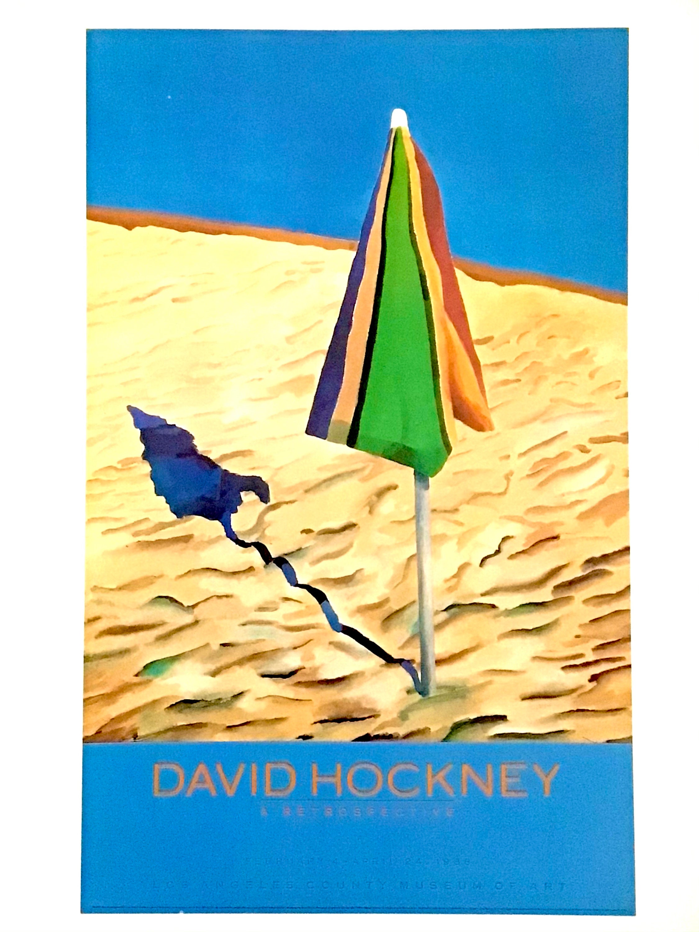 デイヴィッド・ホックニー、回顧展、額装用 10 x 14 インチ
