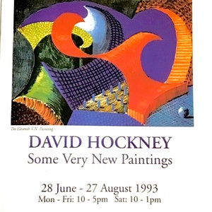 David Hockney, Some VERY NEW PAINTINGS, 10 x 14 in Vintage Reproduction for Framing