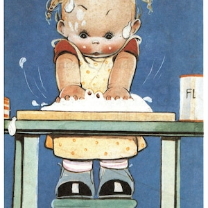 Mabel Lucie Attwell, Childrens Print, Vintage Bookplate, Book Page Print, Nursery Print, Baby Gift, Unframed Book Print