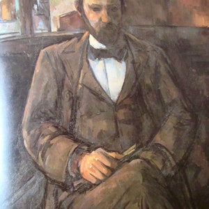 Paul Cezanne, Portrait of Ambroise Vollard , Color Plate of 1899 Oil on Canvas, Unframed Fine Art Book Page Print