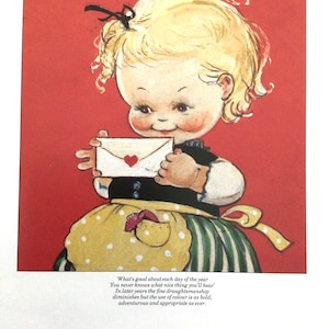 Mabel Lucie Attwell, Childrens Print, Vintage Bookplate, Book Page Print, Nursery Print, Baby Gift, Unframed Book Print