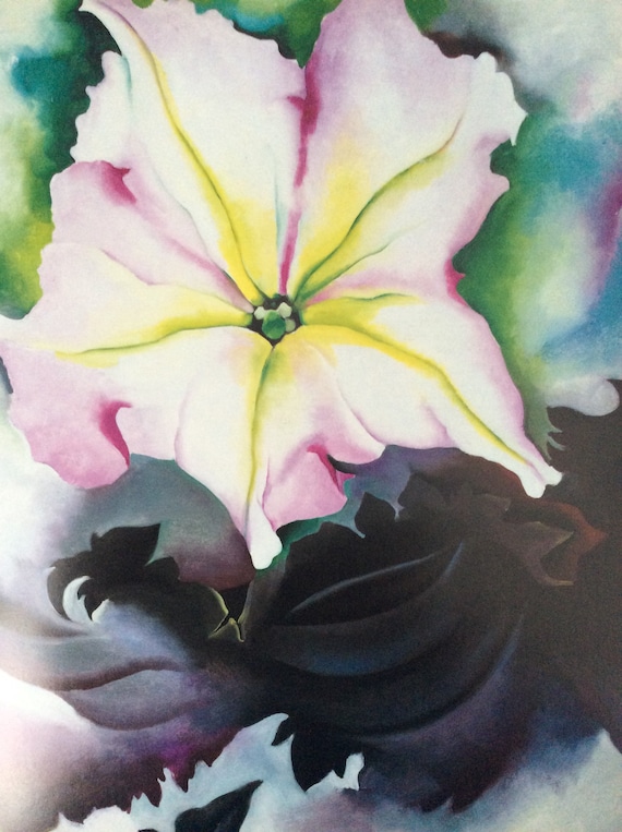 Georgia O'keeffe, Petunia and Coleus, 1924, 13 X 16 In. Book