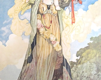 ヒース・ロビンソンのヴィンテージプリント：トロイの王の挿絵、1975年