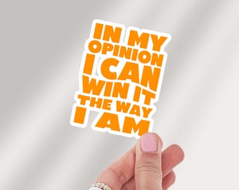 Lando Norris Formula 1 McLaren Sticker: LN4, Team Papaya, F1 Stickers for Laptops, Water Bottles & Journals, Quote, Formula One Fan Gift