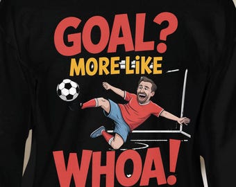Felpa divertente con scritta "Dad Soccer", regalo per papà amanti del calcio, regalo divertente per lui