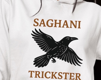 Camisa Saghani Trickster – Raven Moiety / Ahtna Copper River Design / Camiseta Comfort Colors o sudadera o jersey Gildan