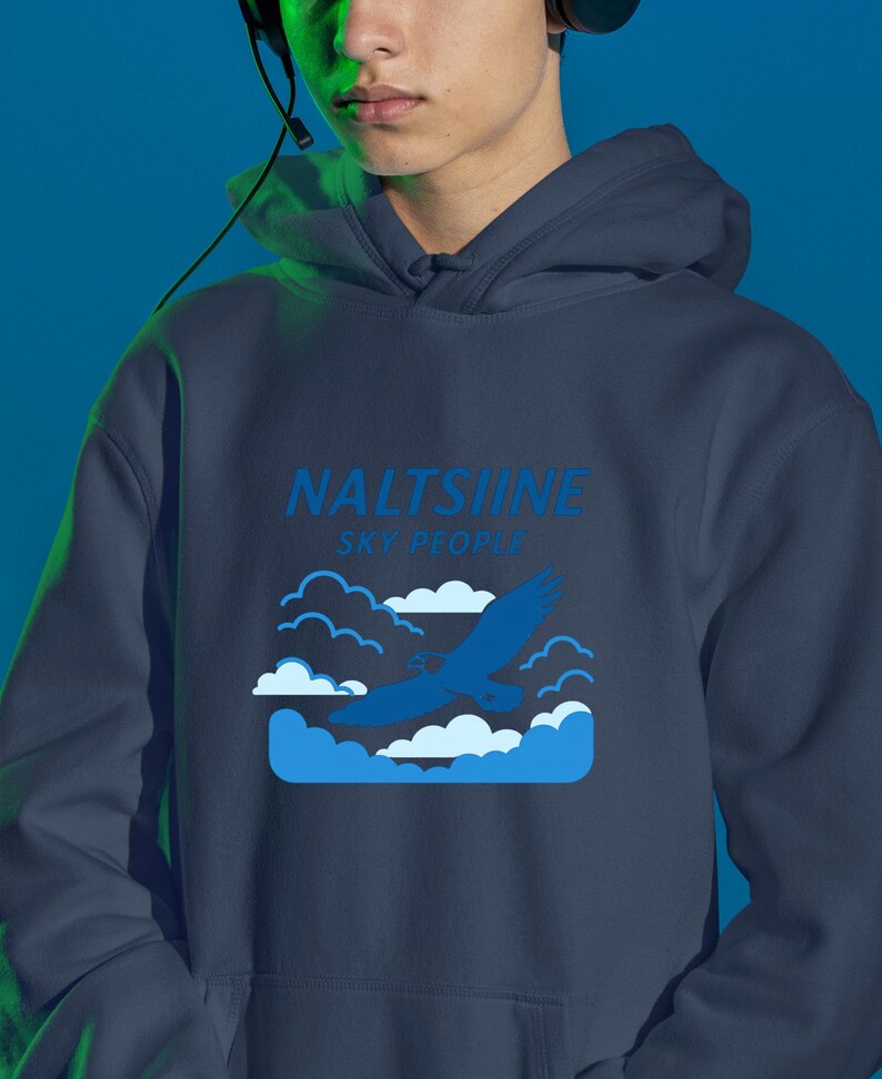 Camiseta del clan Naltsiine – Sky People / Diseño de la Moiety del Águila Chitina / Camiseta, sudadera o sudadera con capucha Ahtna del río Copper imagen 7