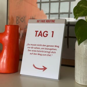 60 Tage Kalender zur Routine-Entwicklung – Tägliche Motivation & positive Sprüche