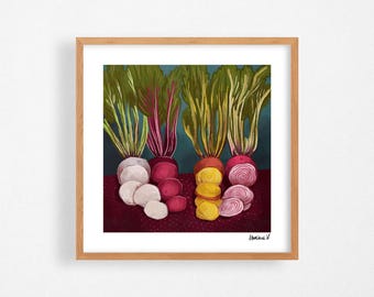 Colorful beets