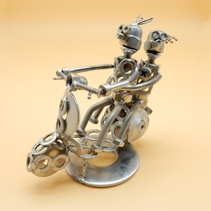 Steel figure &quot;Vespa Piaggio&quot; handmade gift idea, Vespa miniature, Vespa model, gift for Vespa Piaggio enthusiast, Vespa 50 special