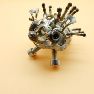 hedgehog passion . hedgehog collection hedgehog gift hedgehog lucky charm steel sculpture Metal sculpture scrap metals hedgehog collection
