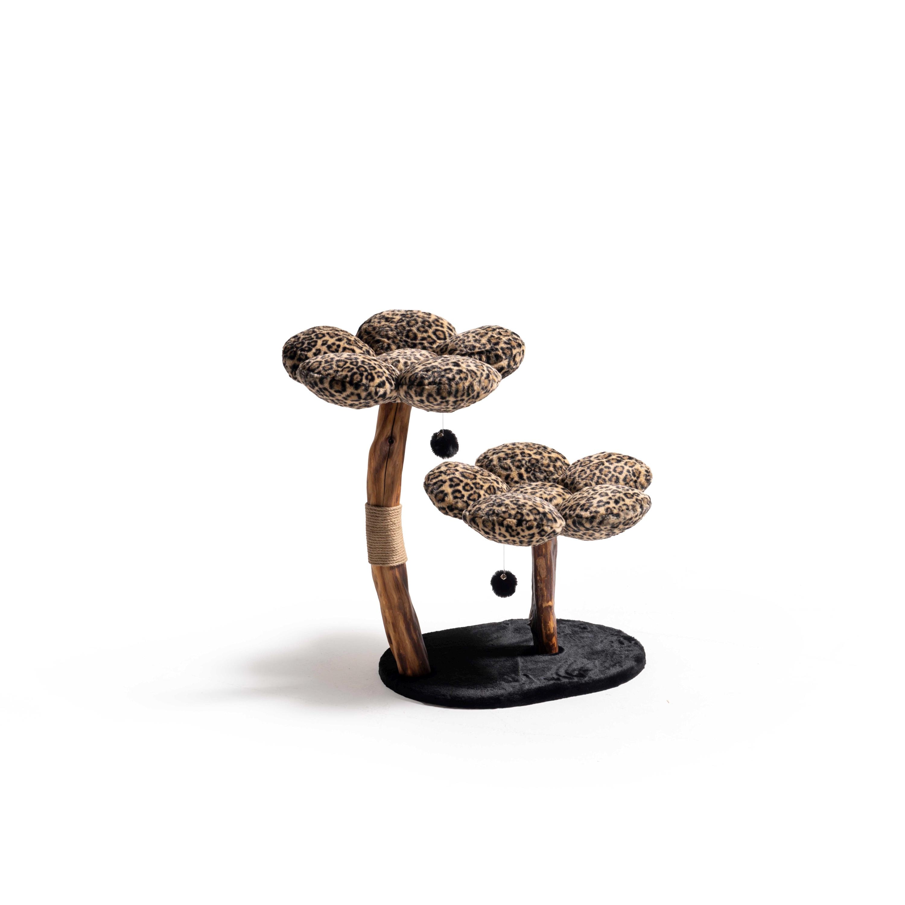 Leopard Cat Tree, Modern Cat Tree, Daisy Cat Gift, Cat Bed Tower, Cat ...