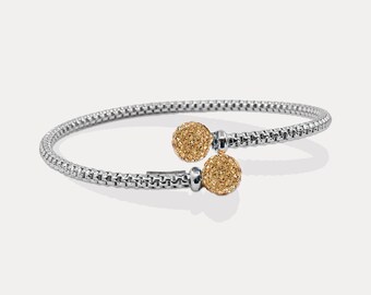 Mideroche Gioia Cuff Bracelet, White