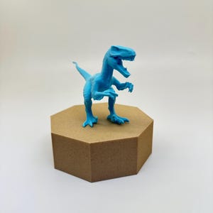Jurassic World Mini Figurines | Mini Dinosaur Figures | Blue Velociraptor | Bumpy