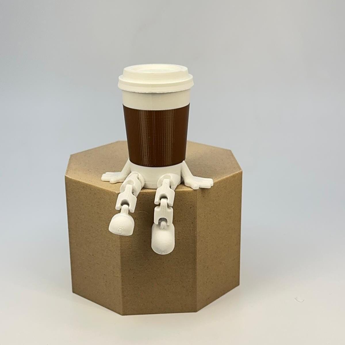 3D Printed Coffee Corner Figurine Set: Moka Pot & Mug - Etsy