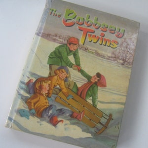 Vintage Book Bobbsey Twins Merry Days Children Story image 1