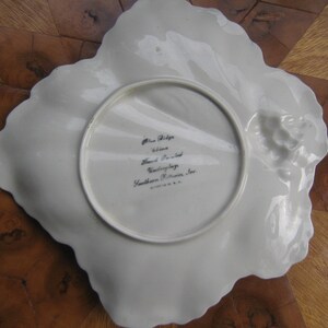 Vintage Dish Blue Ridge Maple Leaf afbeelding 4