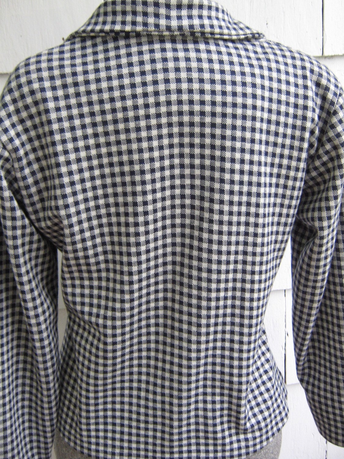 Abstract Check Pattern Jet Cap (Free Size) unclear navy blue type Vintage Second Hand