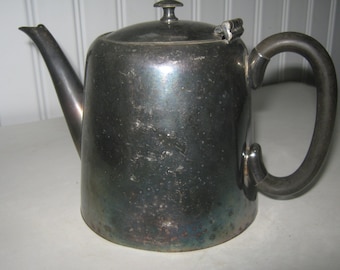 Vintage Teapot English Silver Plate Civic Sheffield
