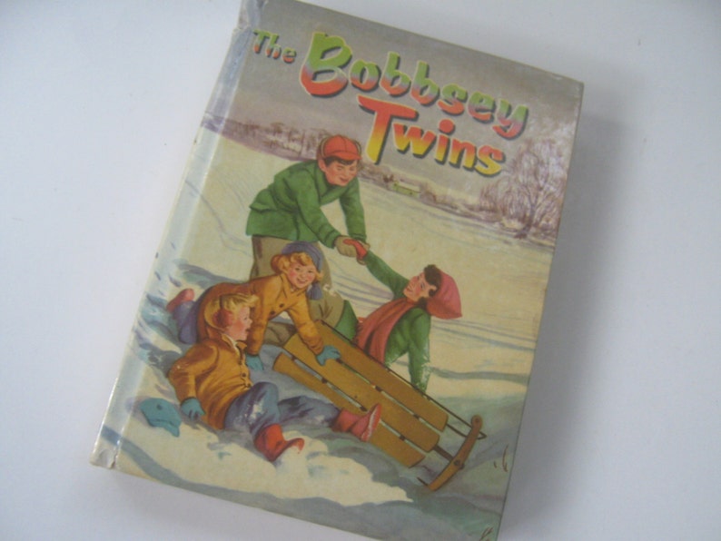 Vintage Book Bobbsey Twins Merry Days Children Story image 1