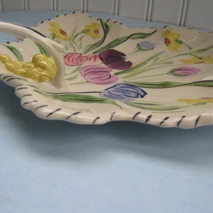 Vintage Dish Blue Ridge Maple Leaf afbeelding 3