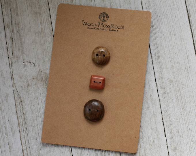 Handmade Button Mix {3 Buttons}