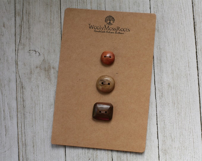 Handmade Button Mix {3 Buttons}